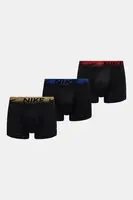 Boxerky Nike 3-pack pánské, černá barva, 0000KE1156