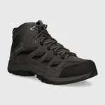 Boty Columbia Crestwood Mid Waterproof pánské, šedá barva, 2100641