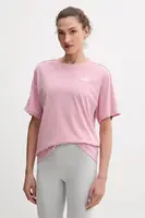 Bavlněné tričko Puma dámské, fialová barva, 685009