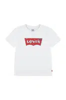 Dětské tričko Levi's FLORAL BATWING SS TEE bílá barva, 3EP008