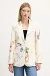 Sako Desigual ARTY béžová barva, 25WWEW21