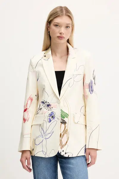 Sako Desigual ARTY béžová barva, 25WWEW21