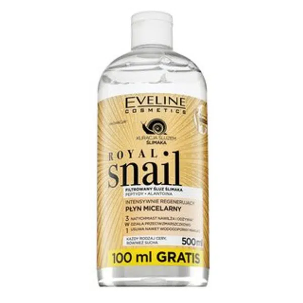 Eveline Royal Snail Intensely Regenerating Micellar Water odličovací micelární voda pro všechny typy pleti 500 ml
