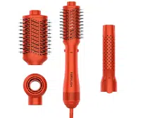 Multifunkční horkovzdušný ionizační kartáč na vlasy Freylish 4v1 Ionic Brush - 1200 W, oranžový + dárek zdarma