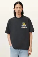 Tričko AllSaints COVE pánské, černá barva, M061PC