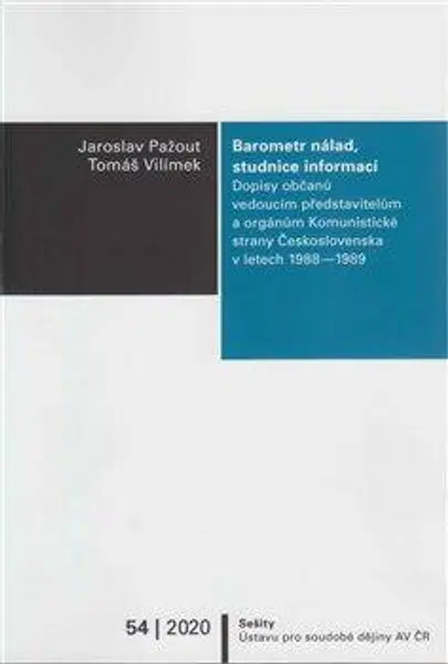 Barometr nálad, studnice informací - Jaroslav Pažout, Tomáš Vilímek