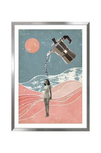 Nástěnná dekorace v rámu home & lifestyle 50 x 70 cm