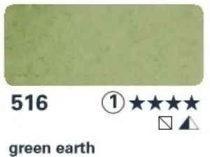 Akvarelová barva Horadam 1/2 – 516 green earth
