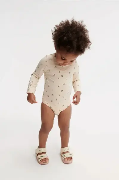 Bavlnené body pre bábätká Liewood Yanni Baby LS Bodystocking