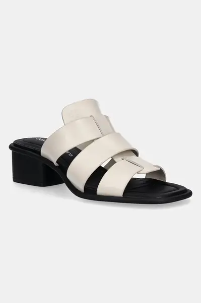 Šľapky Calvin Klein Jeans HEEL SQUARE MG LTH