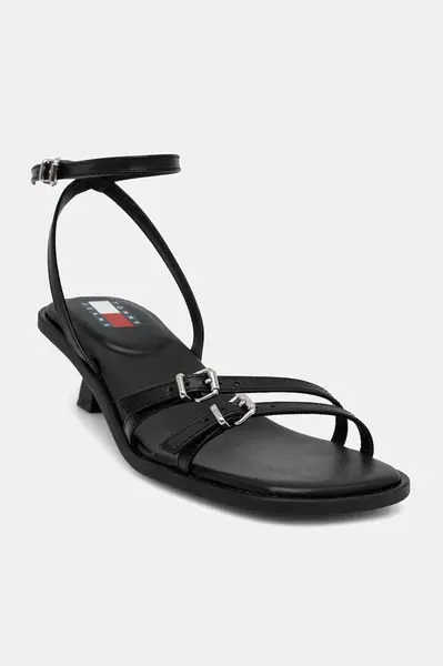 Kožené sandále Tommy Jeans THE NOHO SANDAL