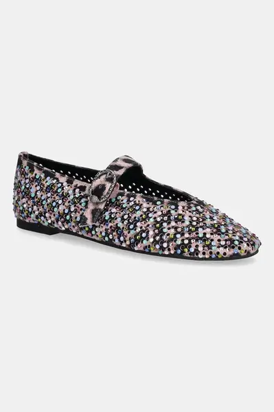 Semišové baleríny Kurt Geiger London Mayfair Ballet Flat