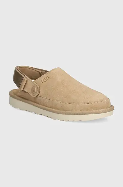 Detské semišové papuče UGG GOLDENSTAR CLOG