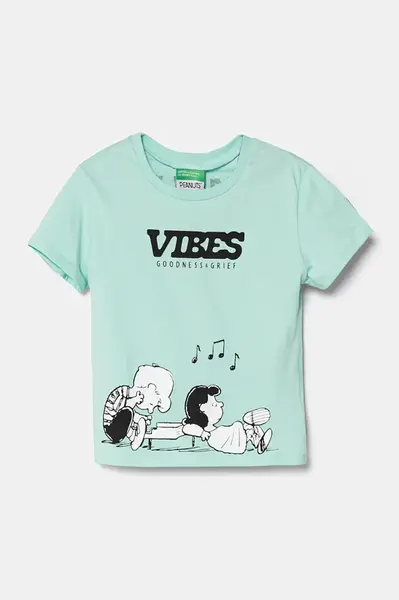 Detské bavlnené tričko United Colors of Benetton