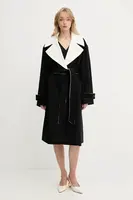 Vlnený kabát Karl Lagerfeld