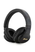 Bezdrôtové slúchadlá Guess Leather Tone On Tone Script čierna farba