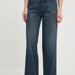 Rifle Tommy Jeans dámske, tmavomodrá farba, DW0DW19583