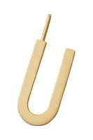 Strieborný pozlátený prívesok Design Letters