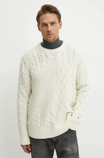 Vlnený sveter Tommy Hilfiger