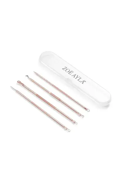 Súprava na odstránenie čiernych bodiek Zoë Ayla Pimple Popper Kit 4-pak