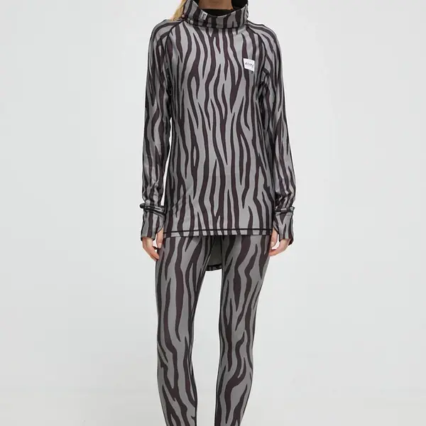 Funkčné tričko s dlhým rukávom Eivy Icecold šedá farba