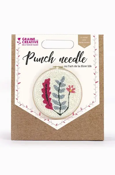 Sada na vyšívanie   Graine Creative Vegetal Punch Needle Kit