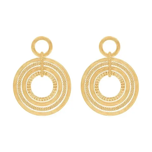 Pozlátené náušnice Lilou