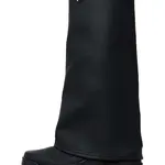 Vysoké čižmy Rombaut BOCCACCIO II RAIN dámske, čierna farba, na plochom podpätku, CO-B-009