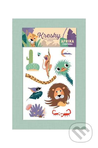 Kresky: Afrika z kufríka (Dočasné tetovačky)