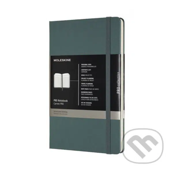 Moleskine – diár/zápisník Professional (zelený) (univerzálny, stredný)
