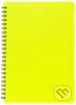 Plastic blok NEON žlutý A5