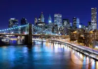 New York by Night - puzzle z kategorie Umělecké