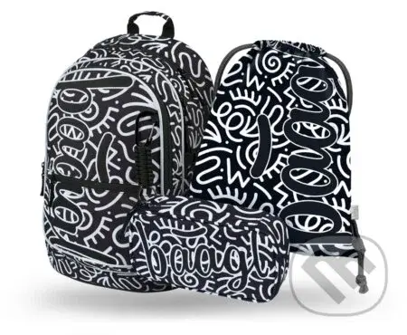 Školská sada Baagl Core Element (set 3) (batoh, peračník, vrecko)