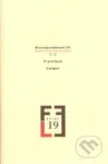 Korespondence III (Spisy FL, sv. 19) - František Langer - kniha z kategorie Životopisy