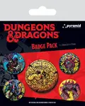 Set odznakov Dungeon and Dragons - hra z kategorie Filmový merchandise