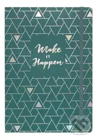 Pukka Pad Sešit A5 s elastickým uzávěrem, zelený