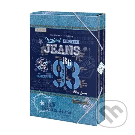 Box na sešity A4: Blue jeans
