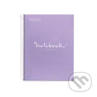 Miquelrius poznámkový blok Emotions A4, 90 g - tečky levandulový