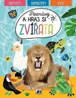 Poznávej a hraj si - Zvířata (aktivity - samolepky - kvíz) - kniha z kategorie Naučné knihy