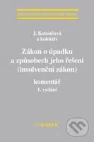 Zákon o úpadku a způsobech jeho řešení (insolvenční zákon) - kniha z kategorie Obchodní právo