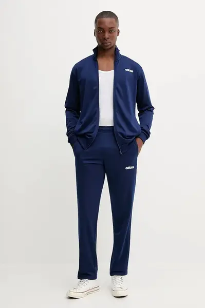 Tepláková souprava adidas  Linear Tracksuit pánská, tmavomodrá barva, JN1809