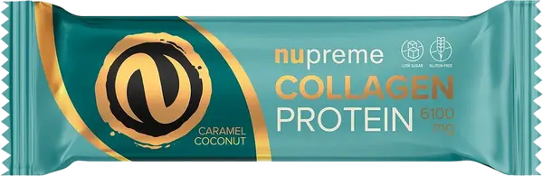 NUPREME Proteinová tyčinka s kolagenem - kokos/karamel 50 g