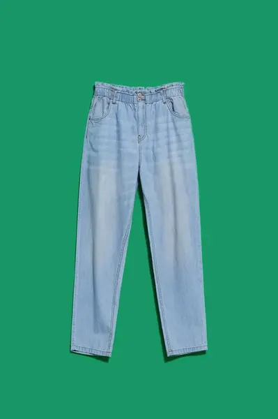 DÁMSKÉ DŽÍNY L-JE-4007 L.Modrý