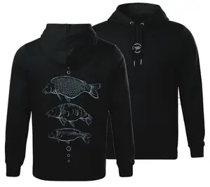 Giants fishing mikina tři kapři černá - xxxl