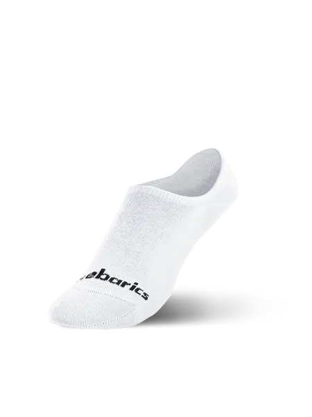 Barebarics - Barefoot Socks - No-Show - White
