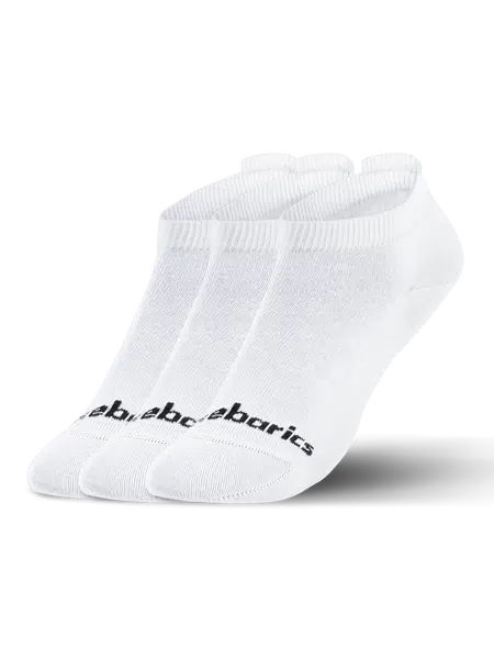Barebarics - Barefoot Socks - Low-cut - White - 3 pack