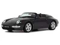 Porsche 993 Speedster Black 1/18 Model Car by GT Spirit