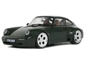 2024 Porsche 911 Strosek Mega 30 Green 1/18 Model Car by GT Spirit