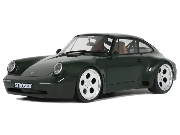 2024 Porsche 911 Strosek Mega 30 Green 1/18 Model Car by GT Spirit