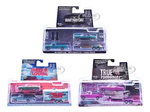 "Hollywood Hitch &amp; Tow" Series 13 Set of 3 pieces 1/64 Diecast Model Cars by Greenlight